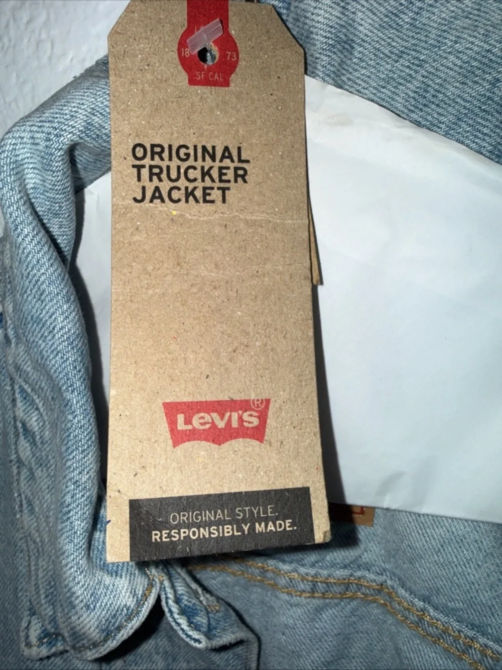 Levi's Strauss&Co Trucker Jacket size XS unisex - Picture 5 of 6